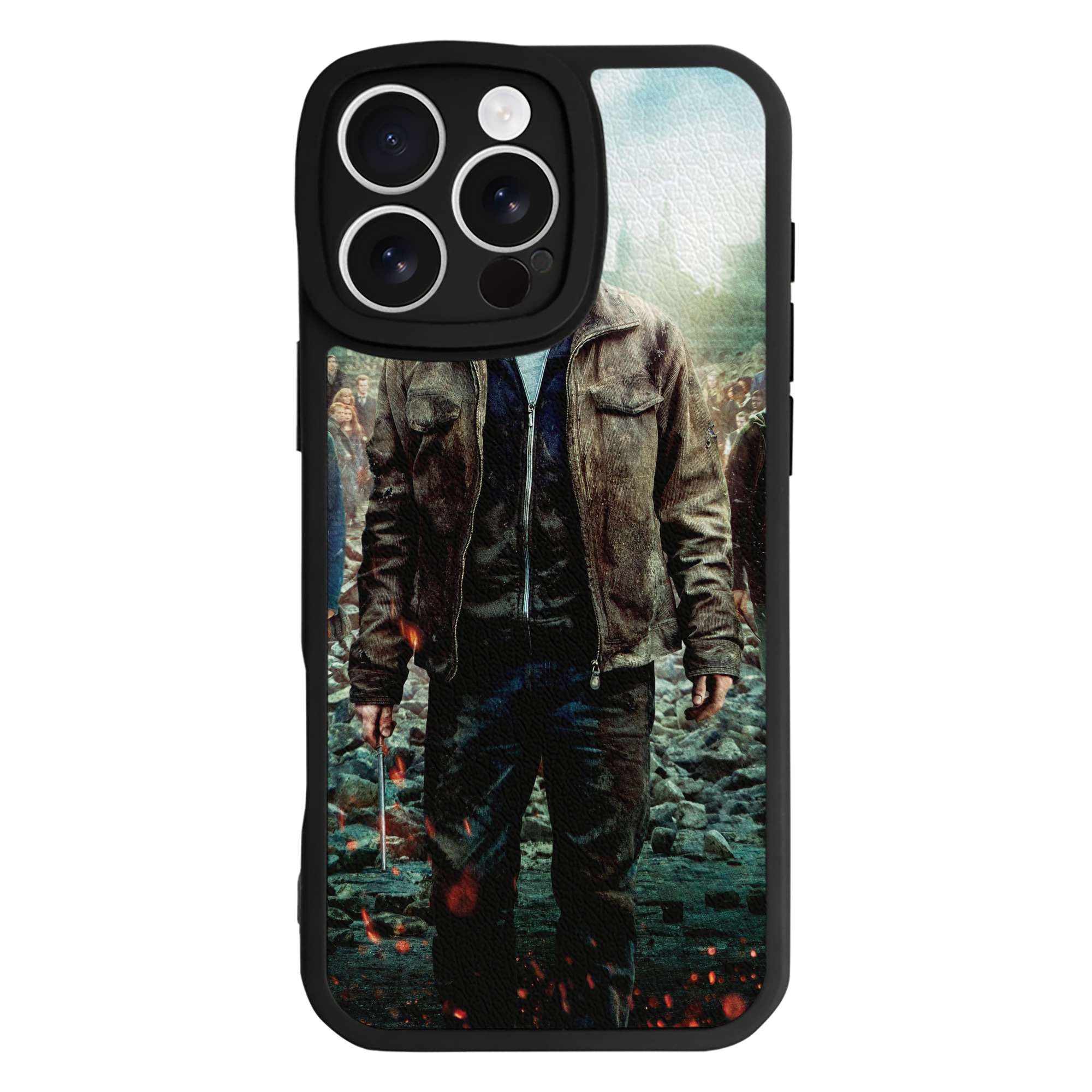 （画像用） Harry Potter ハリー・ポッターシリーズ 【iPhone 16シリーズ対応】シリコンスマホケース（レザー調） 材質：シリコン